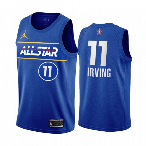 NBA Brooklyn Nets Trikot Kyrie Irving 11 2021 All-Star Jordan Brand Blau Swingman - Herren NBA Brooklyn Nets Trikot Kyrie Irving 11 2021 All-Star Jordan Brand Blau Swingman - Herren